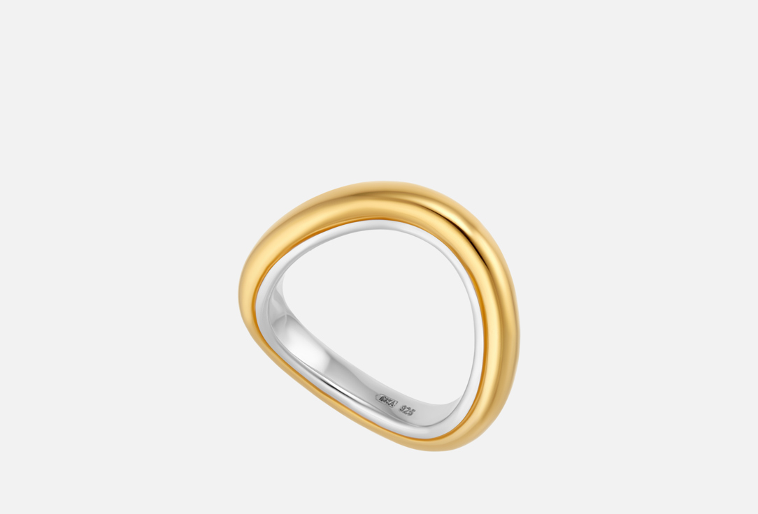 Изображение товара Серебряное кольцо Darkrain Dual GS 925 пробы с покрытием родий и позолота для женщин