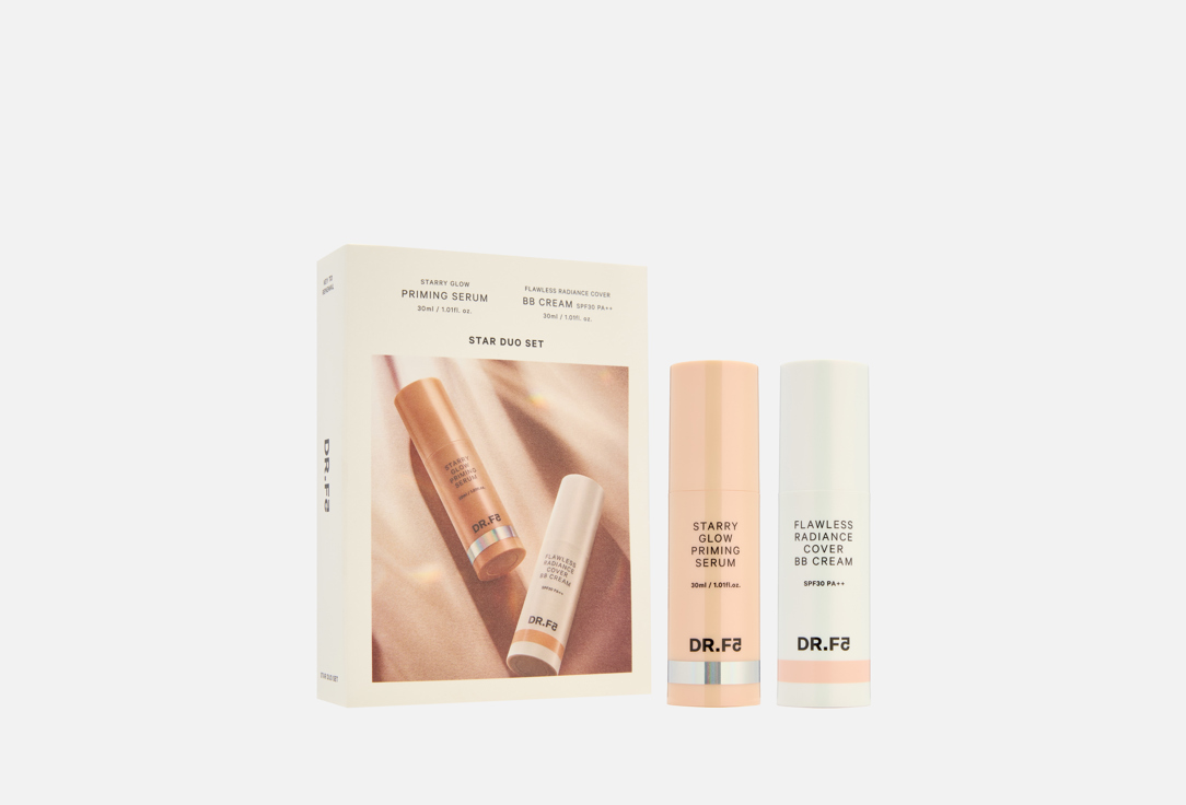 Набор: Праймер-сыворотка + BB-крем для лица SPF 30+ DR.F5 Star duo 2 шт