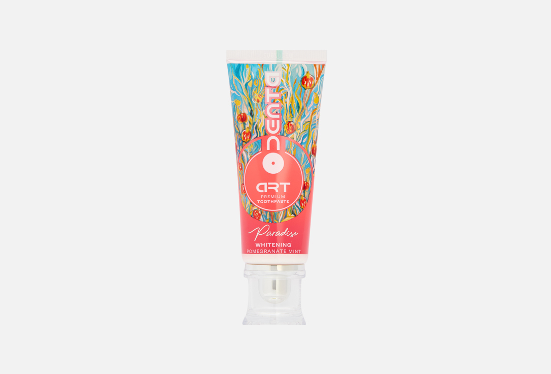 Изображение товара Зубная паста Odenta Art Paradise Whitening Pomegranate Mint 75 мл для отбеливания и ухода