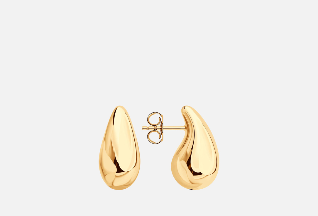 Изображение товара Серебряные серьги Diamant 925 пробы с золотым покрытием для женщин