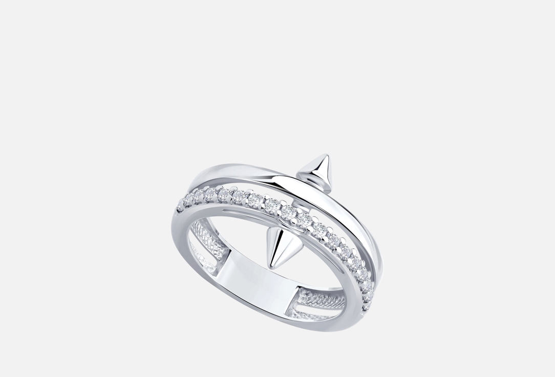 Изображение товара Кольцо Серебряное SOKOLOV с фианитом 925 пробы для женщин