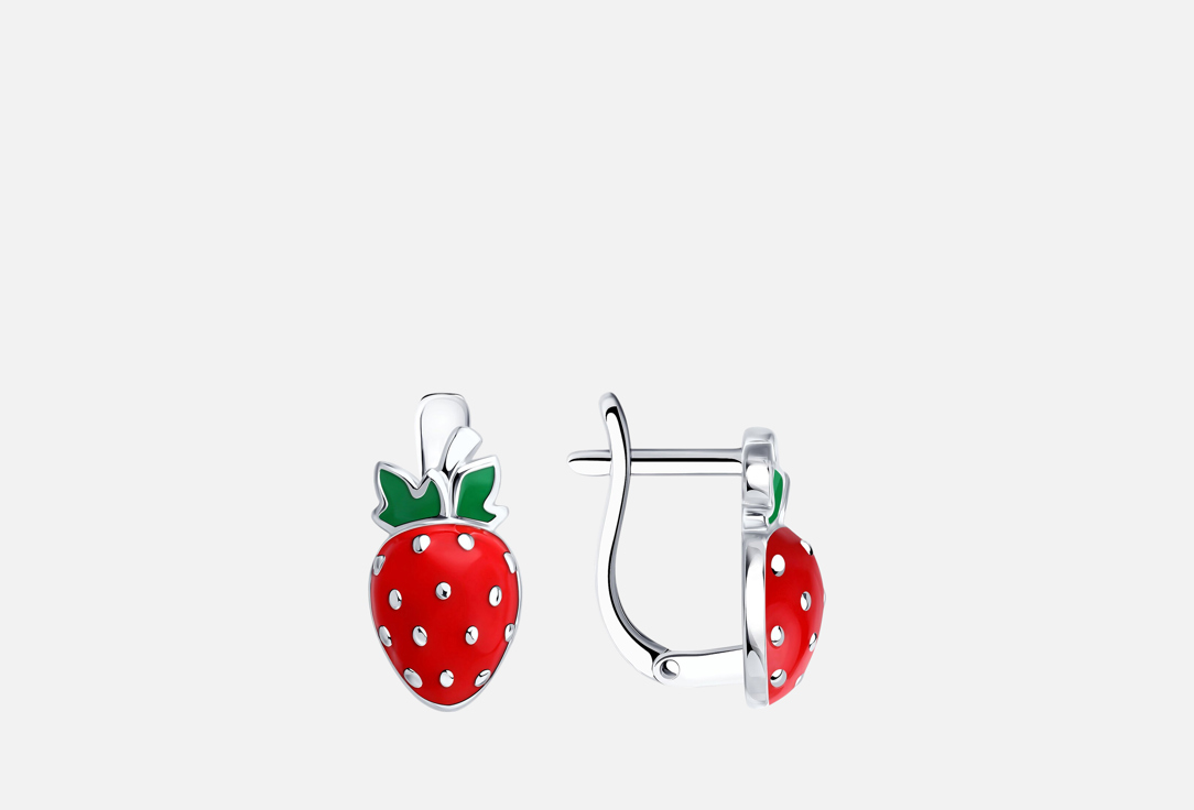 Изображение товара Серьги Серебряные SOKOLOV Эмаль