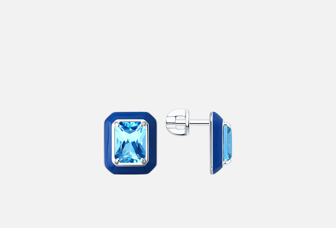 Изображение товара Серьги Серебряные SOKOLOV Фианит