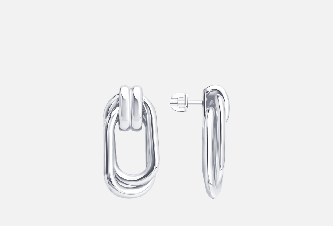 

Серьги Серебряные SOKOLOV, Без вставки 2 шт