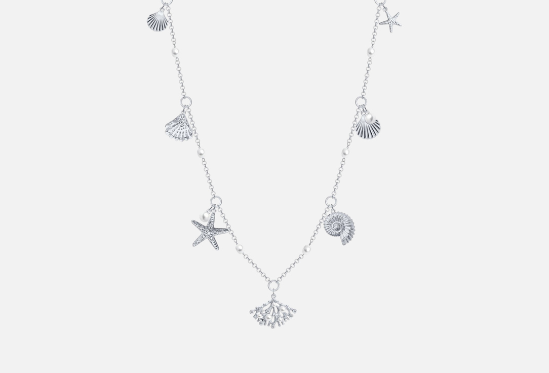 

Колье Серебряное DIAMANT, Жемчуг 65-70 мл