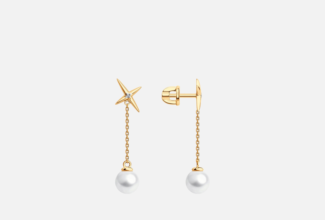 Изображение товара Серьги Золотые SOKOLOV Жемчуг