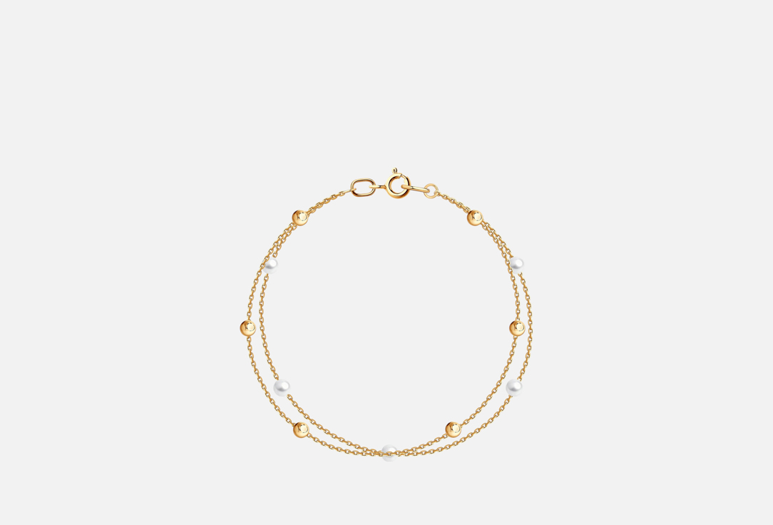 Изображение товара Золотой браслет SOKOLOV с жемчугом 585 пробы для женщин