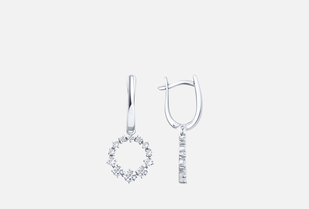 

Серьги Золотые SOKOLOV, Фианит 2 шт