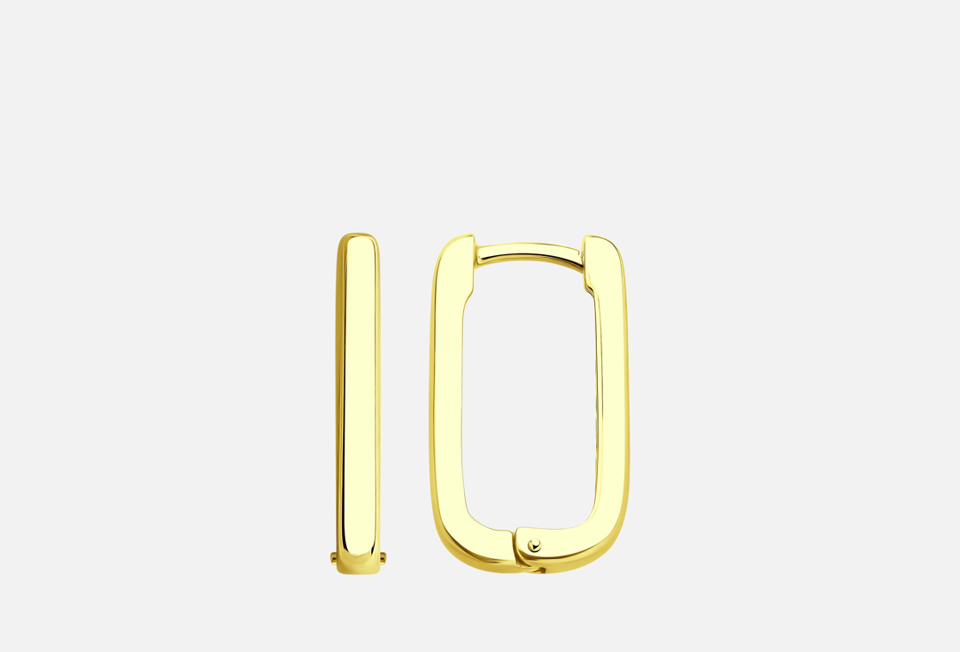 Изображение товара Золотые серьги 585 без вставок для женщин с английским замком