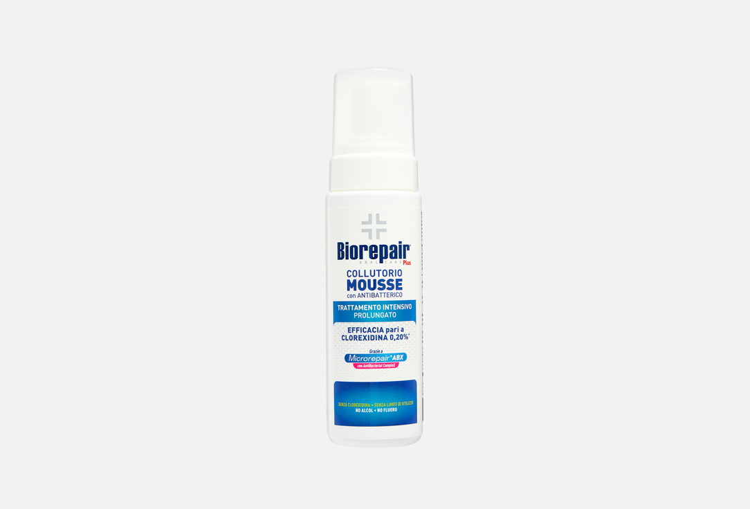

Мусс-Ополаскиватель для полости рта BIOREPAIR, Intensive Antibacterial Plus 200 мл