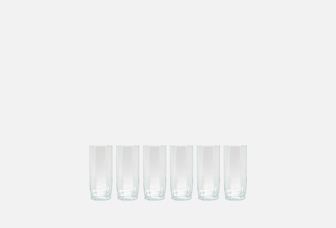 

Набор стаканов PASABAHCE, Прозрачный, ХИСАР, коктейль 6 шт