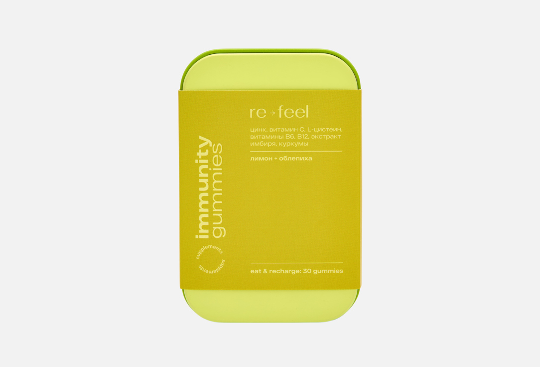 Изображение товара БАД для укрепления иммунитета Re-feel витамины C, b6, b12 и цинк в пастилках