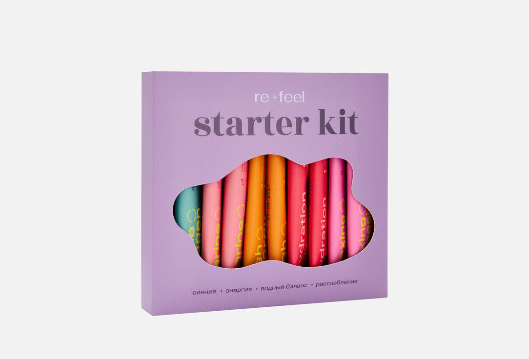 

БАД для улучшения общего здоровья организма RE-FEEL, Стартовый набор со всеми добавками в стиках 10 шт