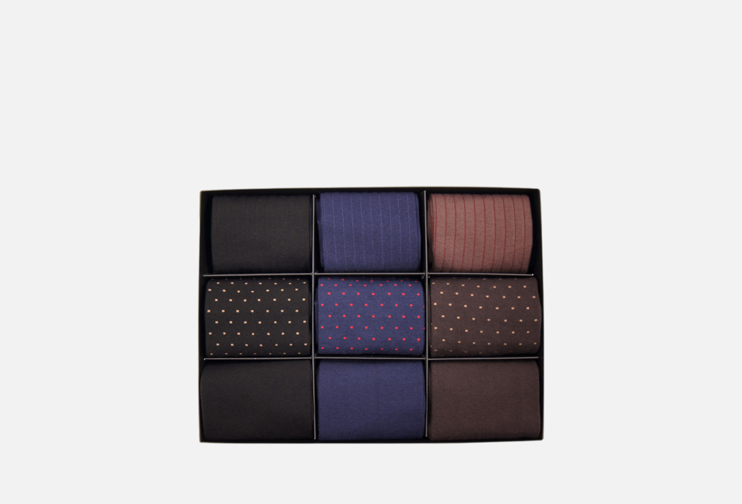 

Набор носков TEZIDO, Мультиколор, Комплект из 9 пар 9 шт