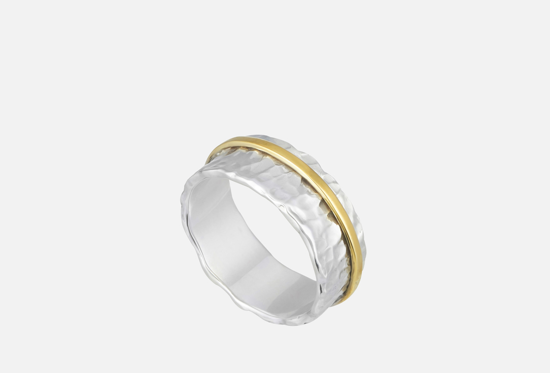 Изображение товара Кольцо серебряное Ekaterina Tolstaya Jewelry битое M с латунью