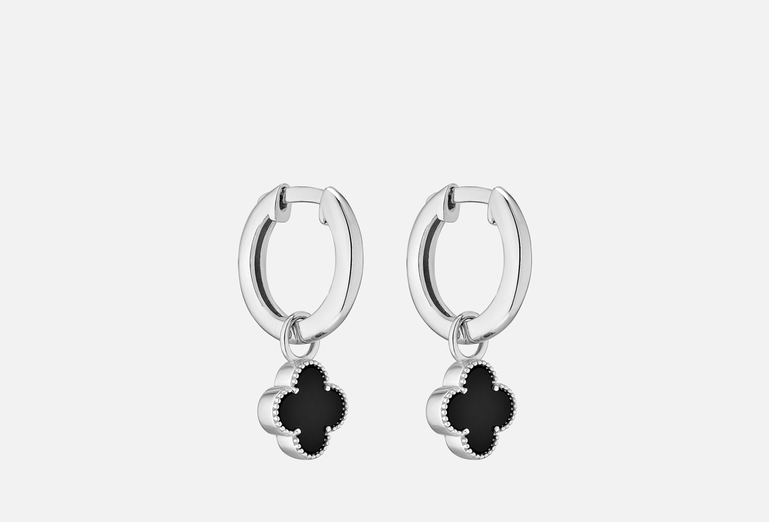 Изображение товара Серьги Серебряные Pepela Jewelry клевер