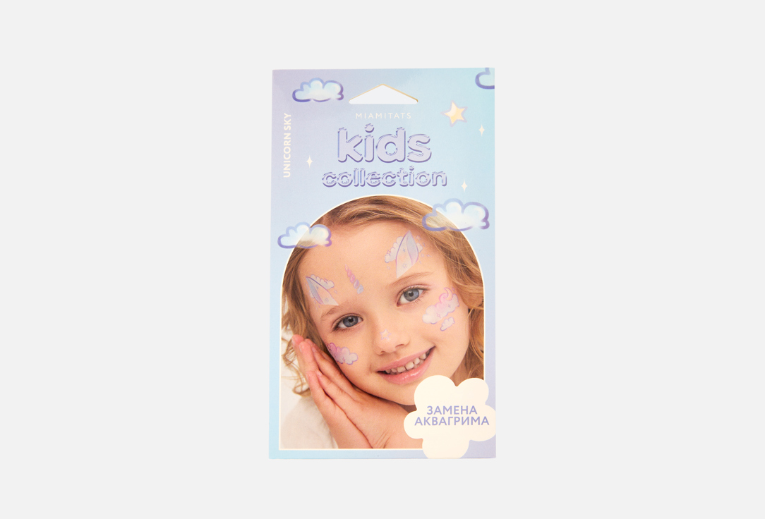 Изображение товара Переводная татуировка - аквагрим MIAMITATS Unicorn Sky