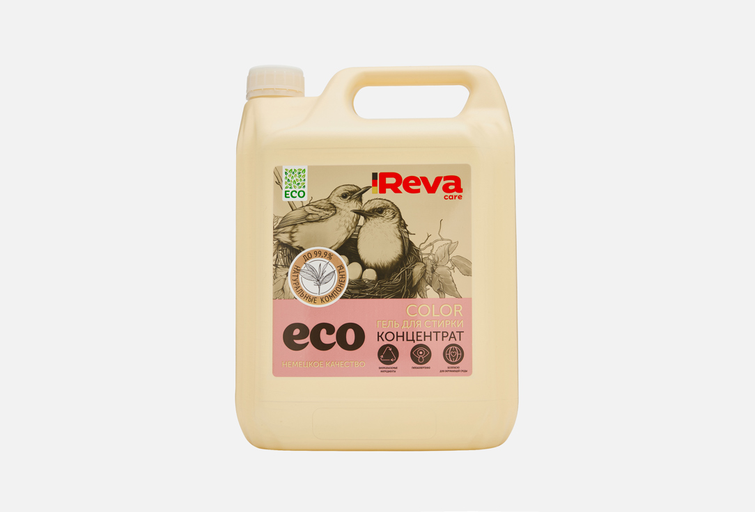

Гель для стирки REVA CARE, ECO для цветного белья 5000 мл