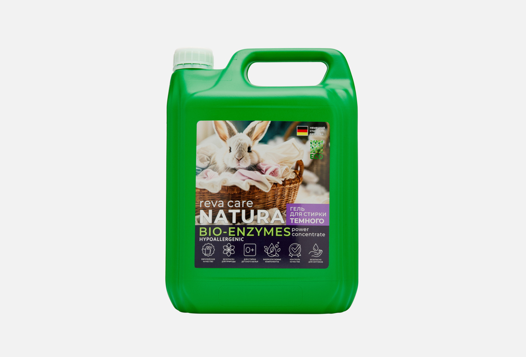 Гель для стирки REVA CARE NATURA для темного белья 5000 мл