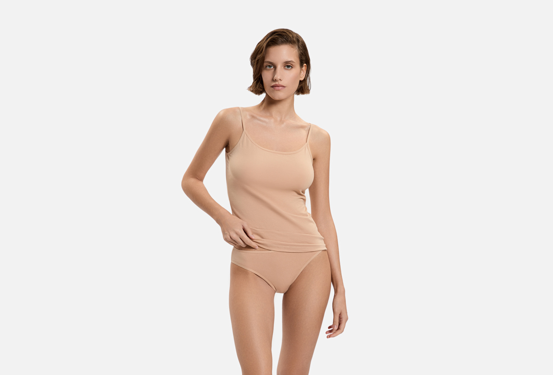 Изображение товара Женские слипы INNAMORE Acacia бежевые высокого качества хлопок эластан