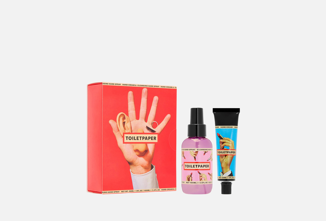 

Подарочный набор для рук TOILETPAPER, Spray & cream 2 шт