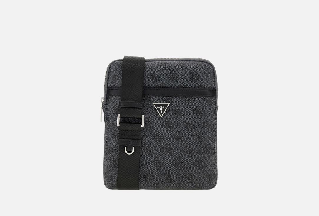 

Сумка из эко-кожи GUESS, Черный, MILANO CROSSBODY FLAT