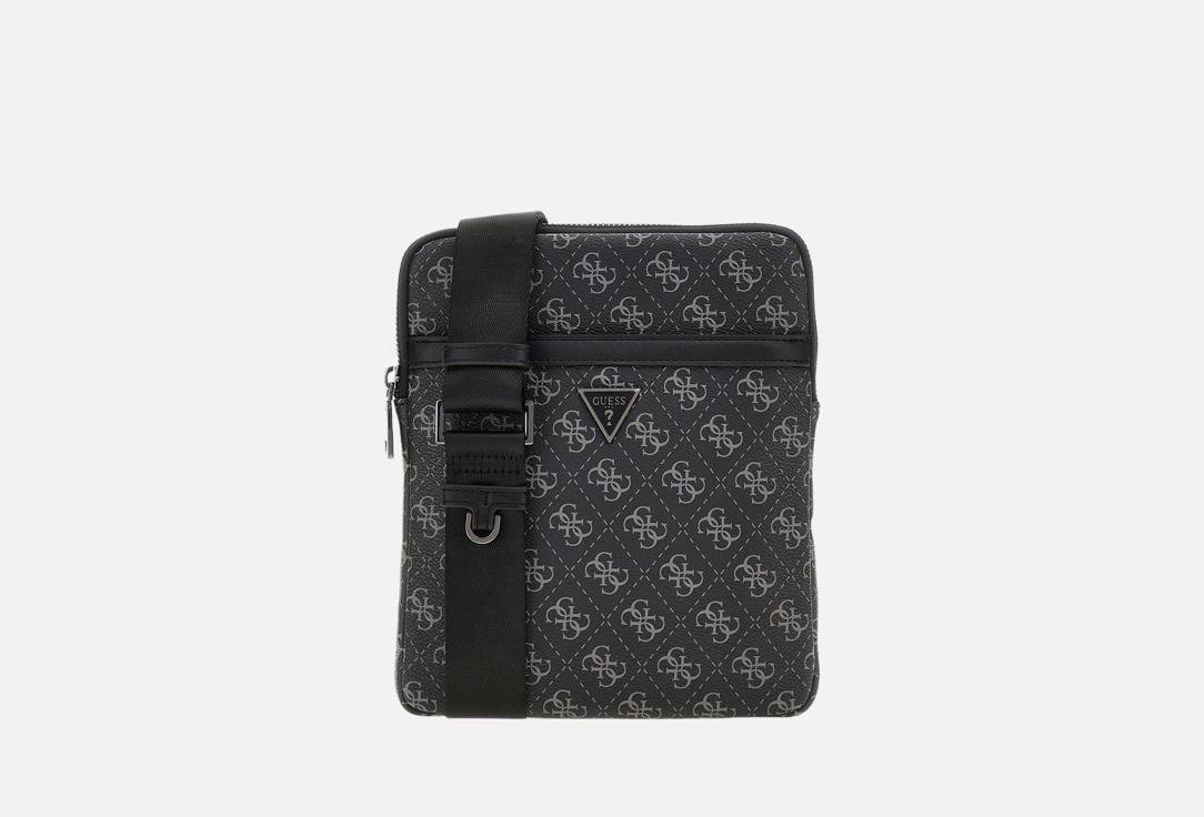 

Сумка из эко-кожи GUESS, Черный, MILANO CROSSBODY FLAT