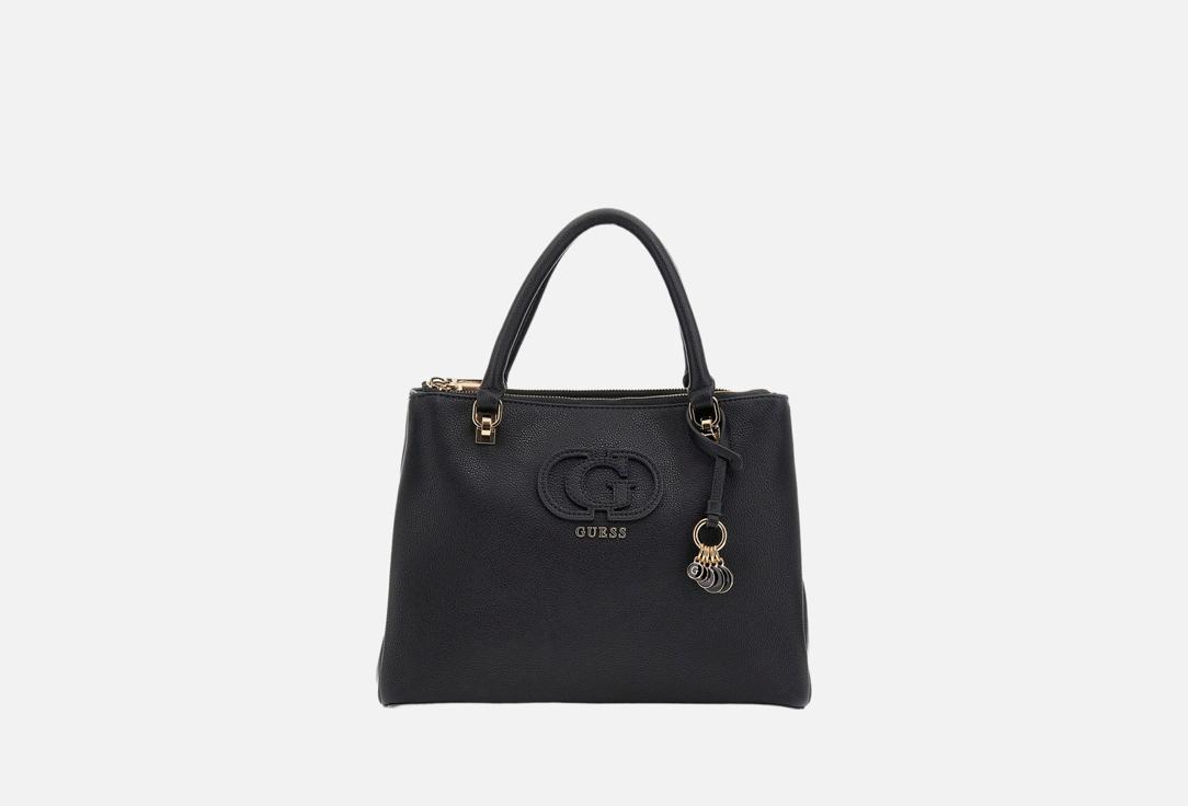 

Сумка из эко-кожи GUESS, Черный, CALEBRA HOBO STATUS SATCHEL