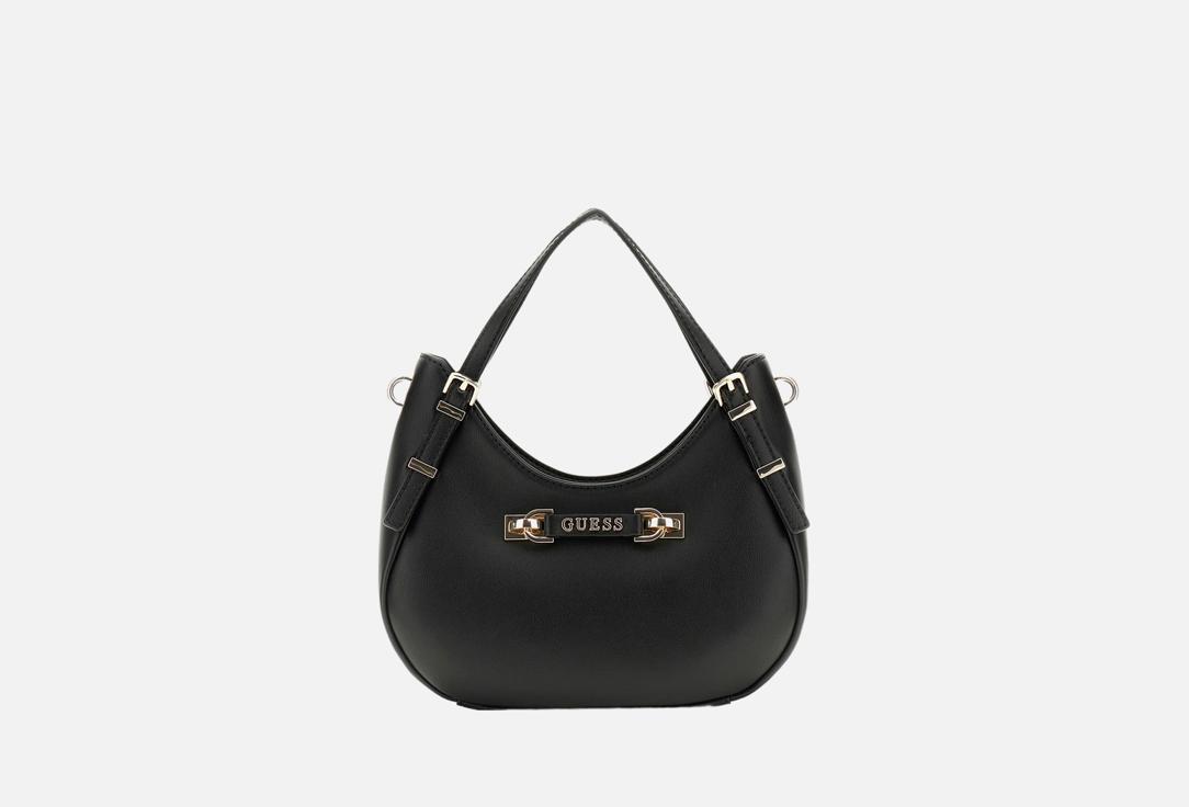 

Сумка из эко-кожи GUESS, Черный, LEFIA SMALL SATCHEL