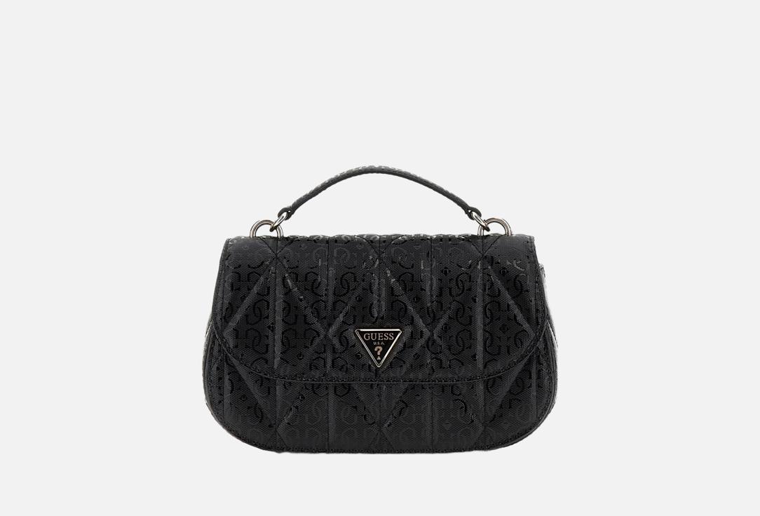 

Сумка из эко-кожи GUESS, Черный, ALDINA TOP HANDLE FLAP