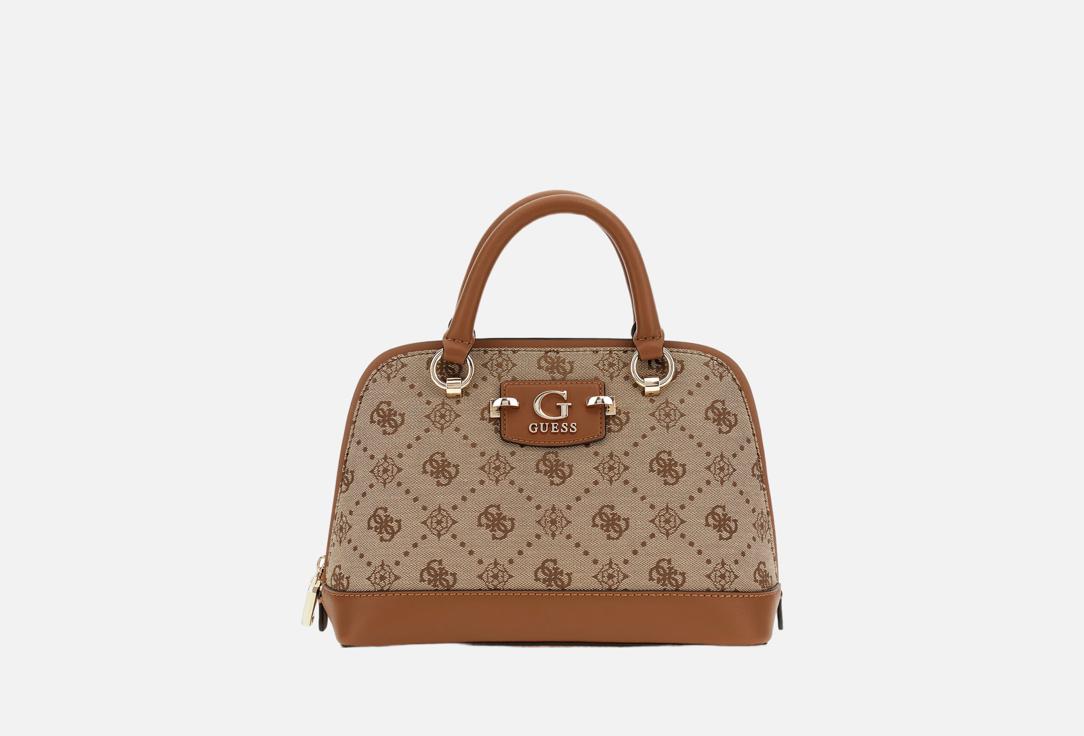 Изображение товара GUESS NEDA DOME SATCHEL женская сумка с логотипами и карманами