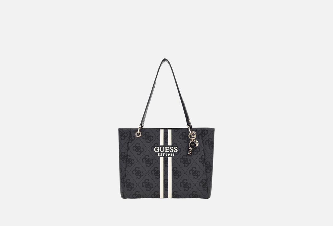 

Сумка из эко-кожи GUESS, Серый, NOELLE II TOTE