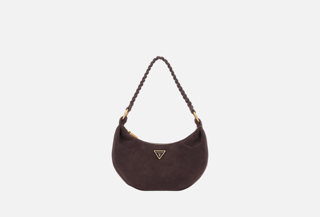 Изображение товара Сумка женская кожаная GUESS AMITA HOBO коричневая стильная и практичная