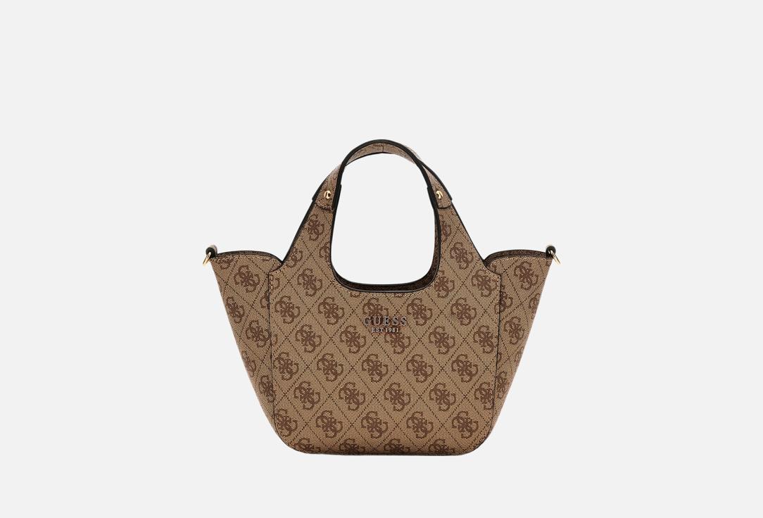 Изображение товара Сумка с косметичкой GUESS CALISTA 2 IN 1 MINI TOTE из эко-кожи для женщин