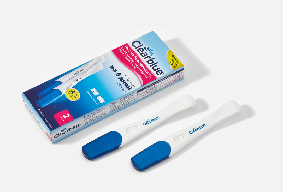 

Тест для определения беременности CLEARBLUE, Ultra 2 шт