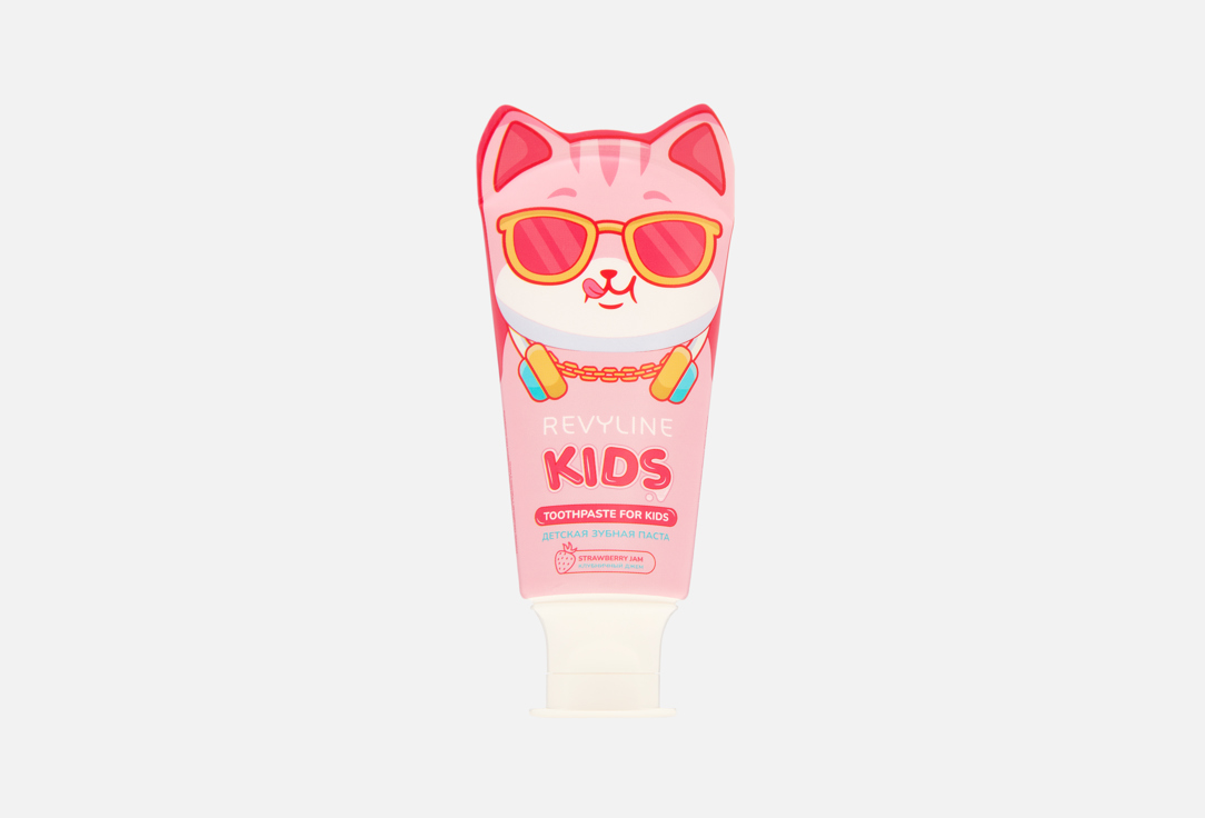 Изображение товара Детская зубная паста 3-6 лет Revyline Kids клубничный джем