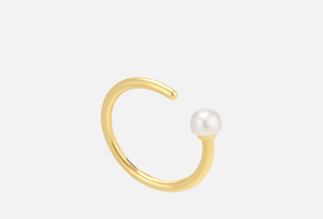 Изображение товара Элегантное кольцо в позолоте с жемчугом для женщин LunaLu