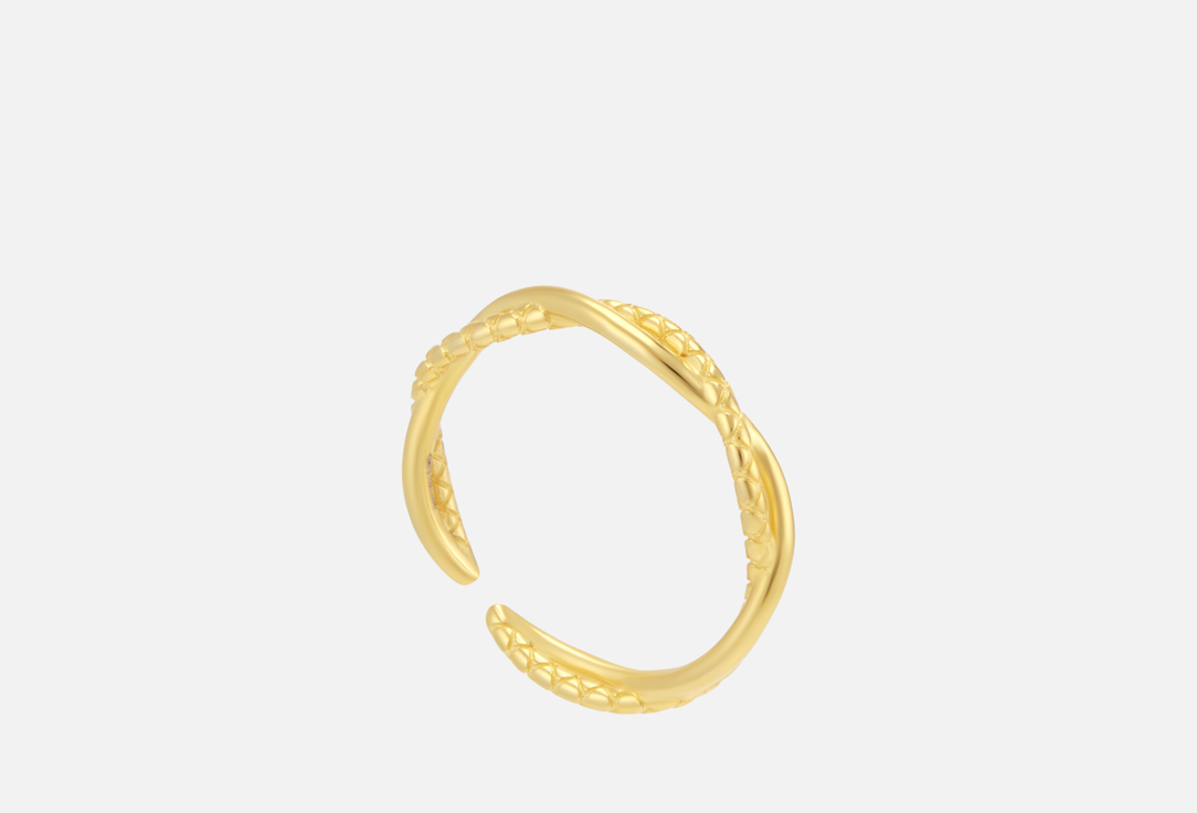 Изображение товара Серебряное кольцо LunaLu Antique с позолотой для женщин