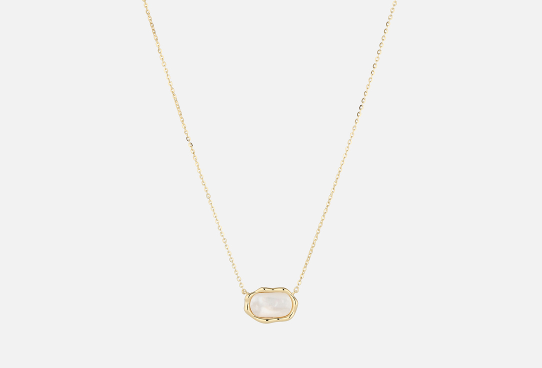 Изображение товара Колье LunaLu Ocean mirror серебро с перламутром позолота для женщин