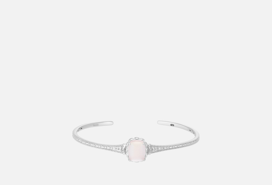 Изображение товара Серебряный браслет LunaLu Династия с розовым кварцем для женщин