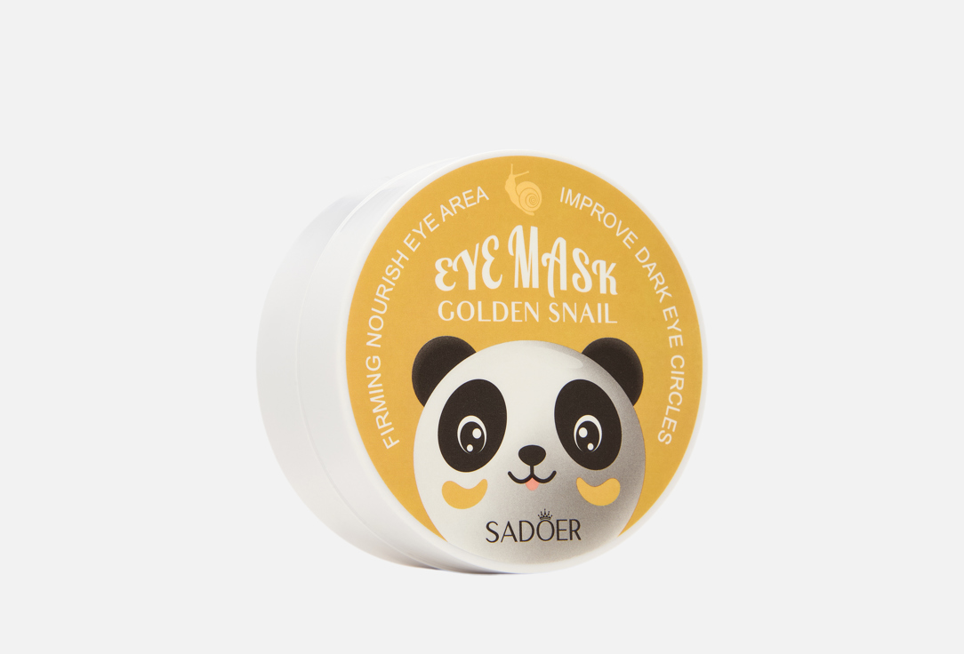 

Омолаживающие гидрогелевые патчи для кожи вокруг глаз SADOER, Snail mucin extract 60 шт