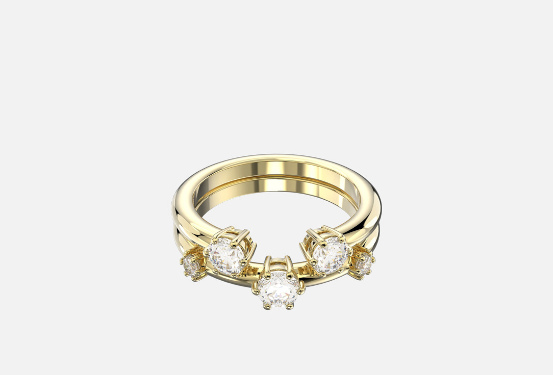 Изображение товара Кольцо Swarovski Constella 52 набор двух украшений для женщин золото цирконий