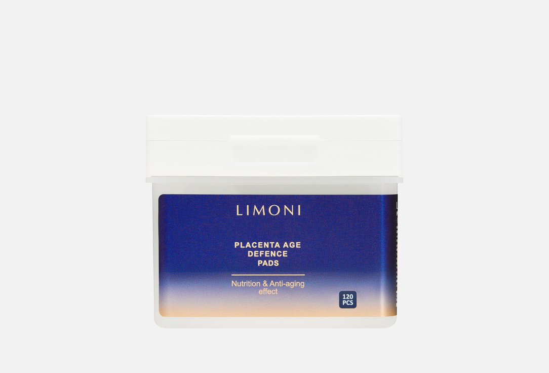 Изображение товара Питательные тонер-пэды для лица LIMONI Placenta Age Defence
