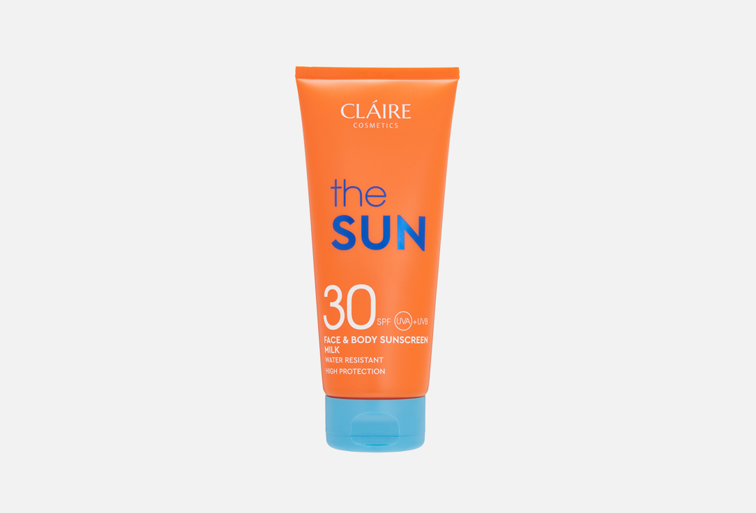 Изображение товара Солнцезащитное молочко для тела spf 30+ Claire cosmetics moisturizing