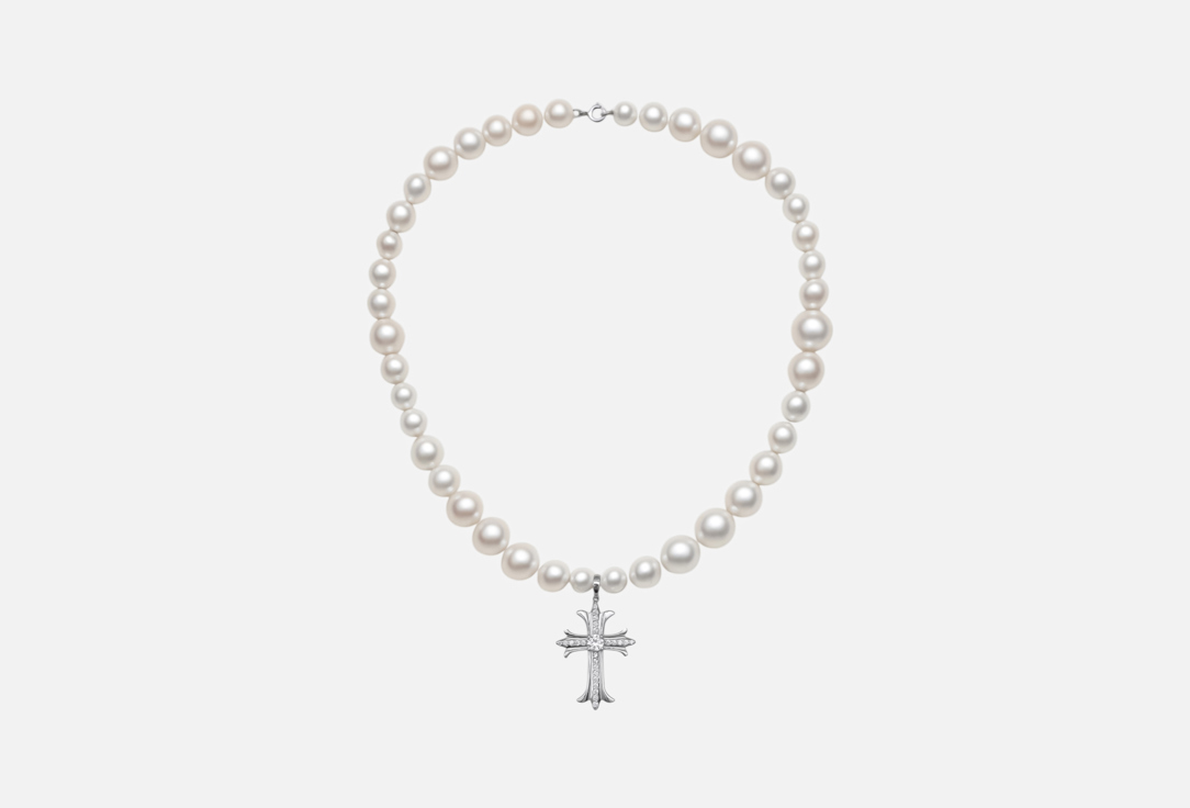 

Колье серебряное CHEEKY ME, Крест с фианитами 1 шт