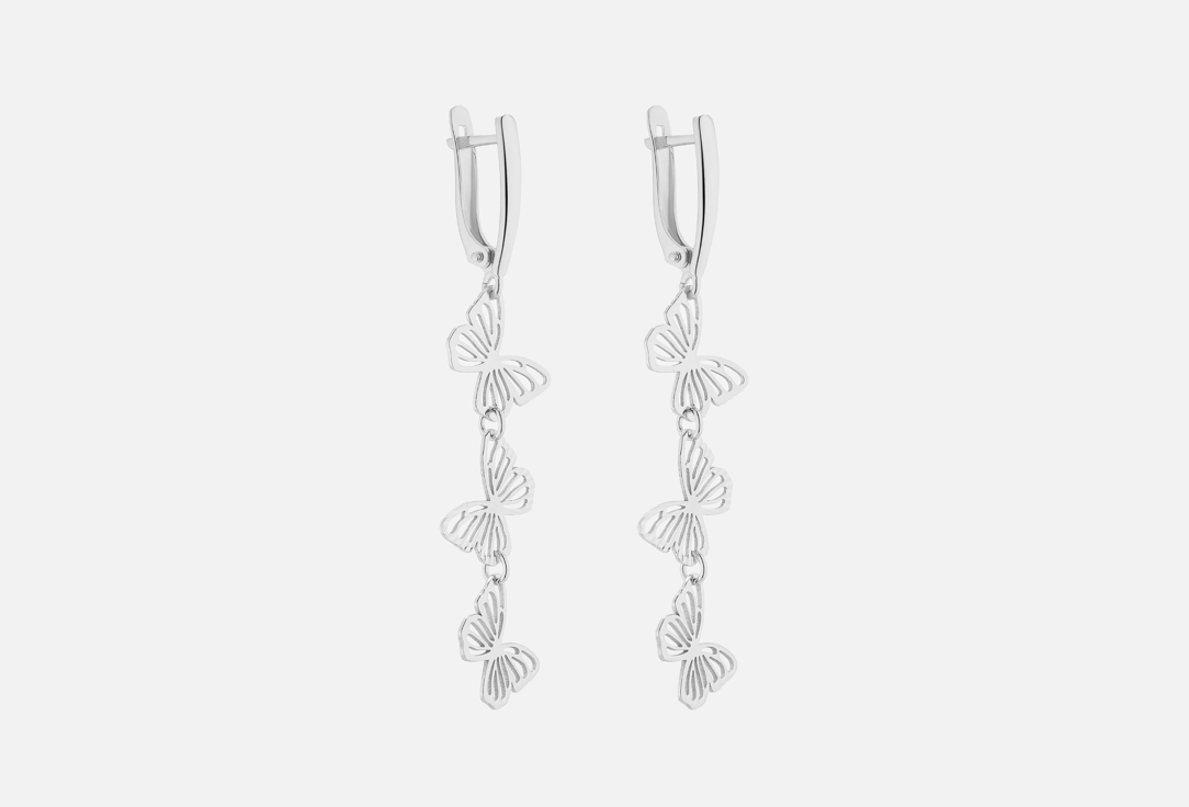 Изображение товара Серьги серебряные Cheeky Me Бабочки резные