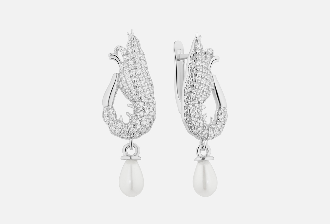 Изображение товара Серьги серебряные Cheeky Me Королевская креветка