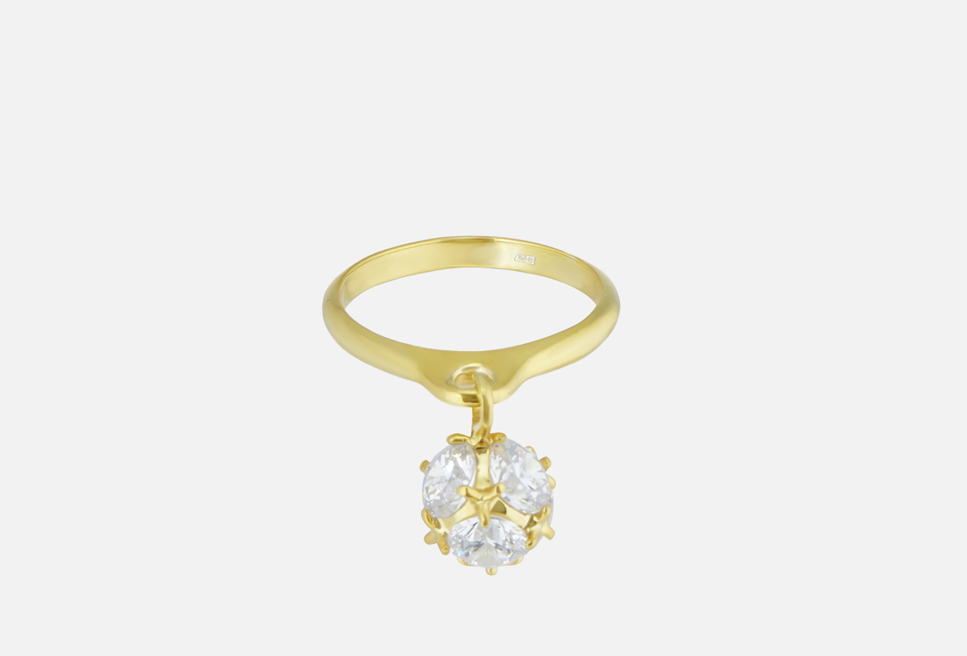 Изображение товара Кольцо серебряное LOVEMIRRO Disco Golden