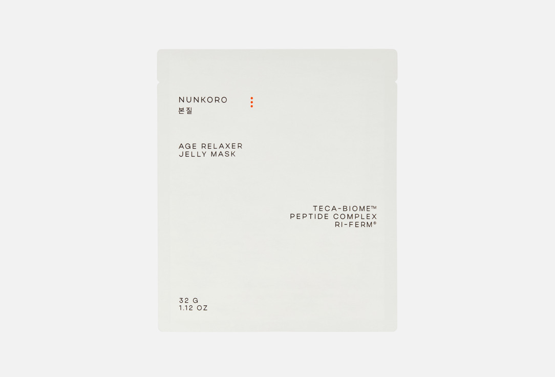 Изображение товара Успокаивающая лифтинг-маска для лица с охлаждающим эффектом NUNKORO AGE RELAXER JELLY MASK