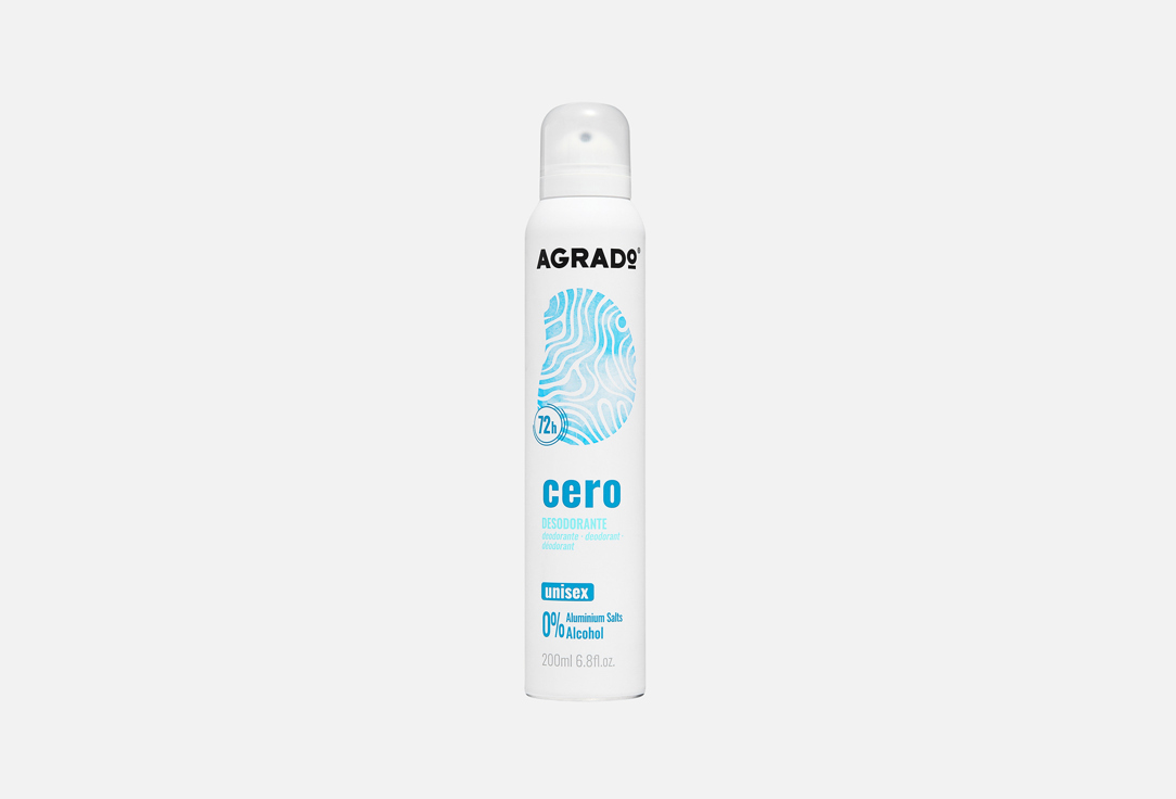 

Дезодорант-спрей для тела AGRADO, CERO 200 мл